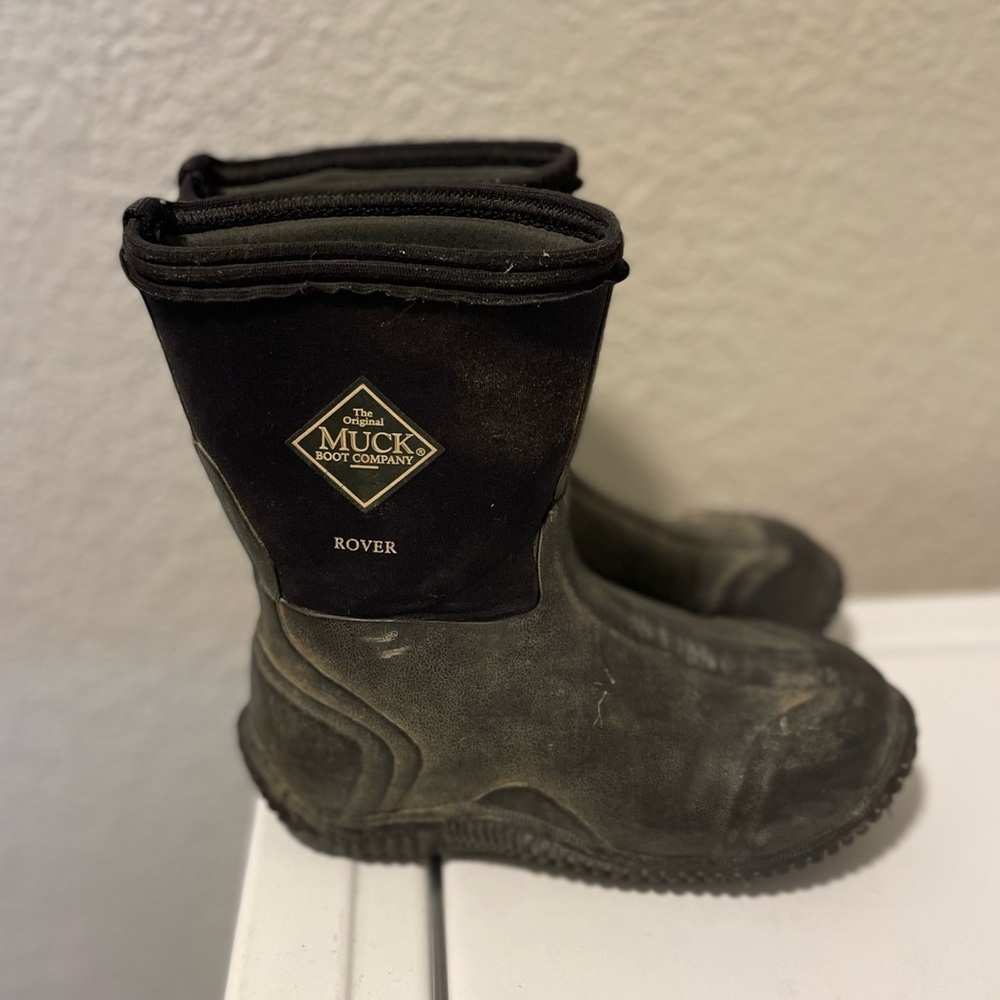 Kids Black Boots